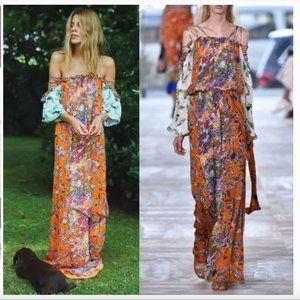 TORI BURCH SHASTA GOWN SZ 4 SMALL